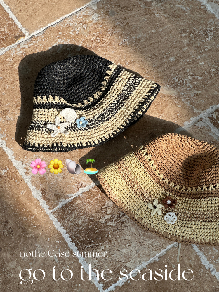 South France Garden Color-Block Woven Sun Hat - Vacation-Ready Hollow Design for Sun Protection South France Garden Color-Block Woven Sun Hat - Vacation-Ready Hollow Design for Sun Protection