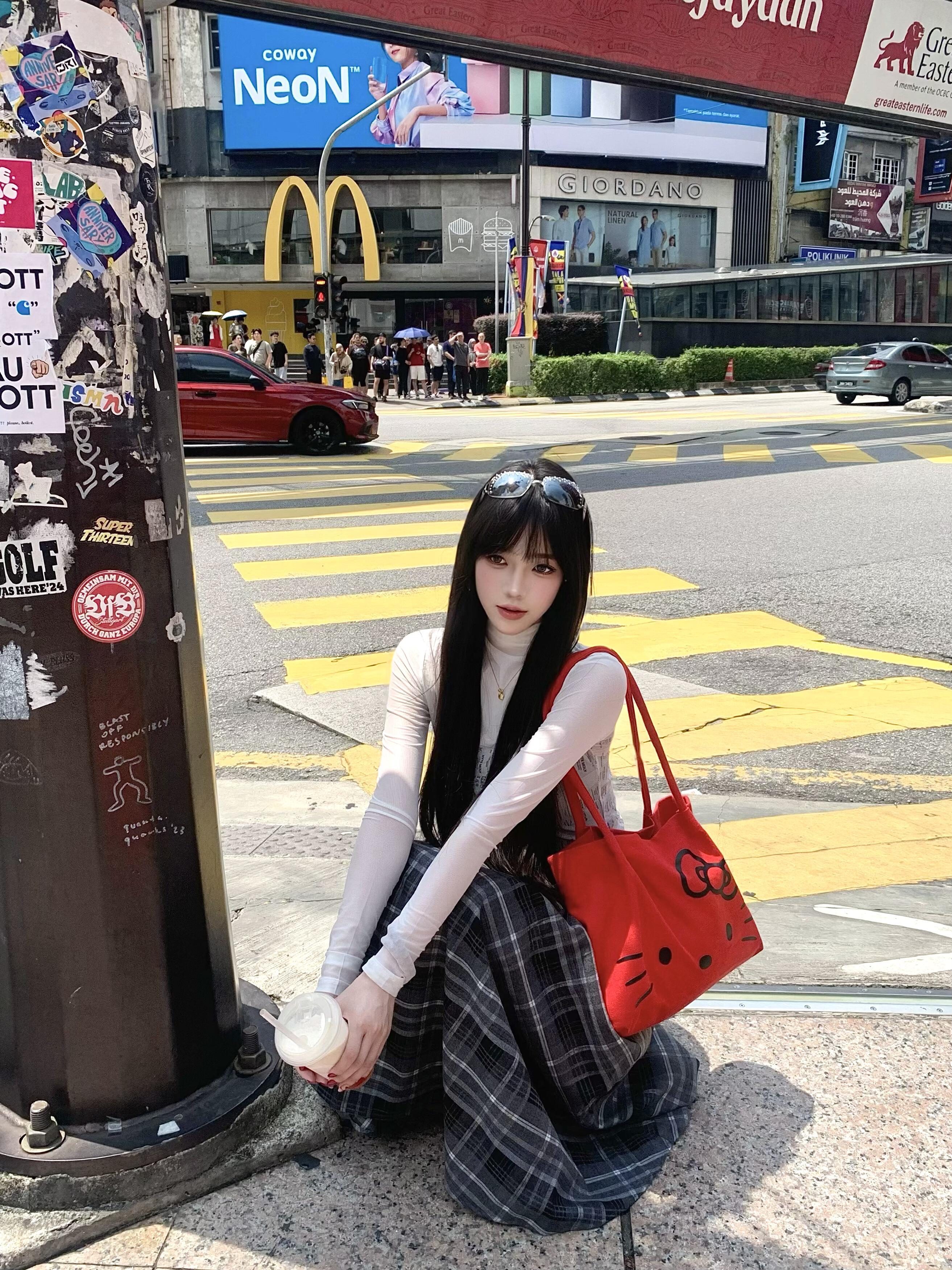 Spicy Girl American Style Mesh Long Sleeve Top with Half-High Collar and Letter Print - Slim Fit Flattering Women's Shirt 2025 Spicy Girl American Style Mesh Long Sleeve Top with Half-High Collar and Letter Print - Slim Fit Flattering Women's Shirt 2025