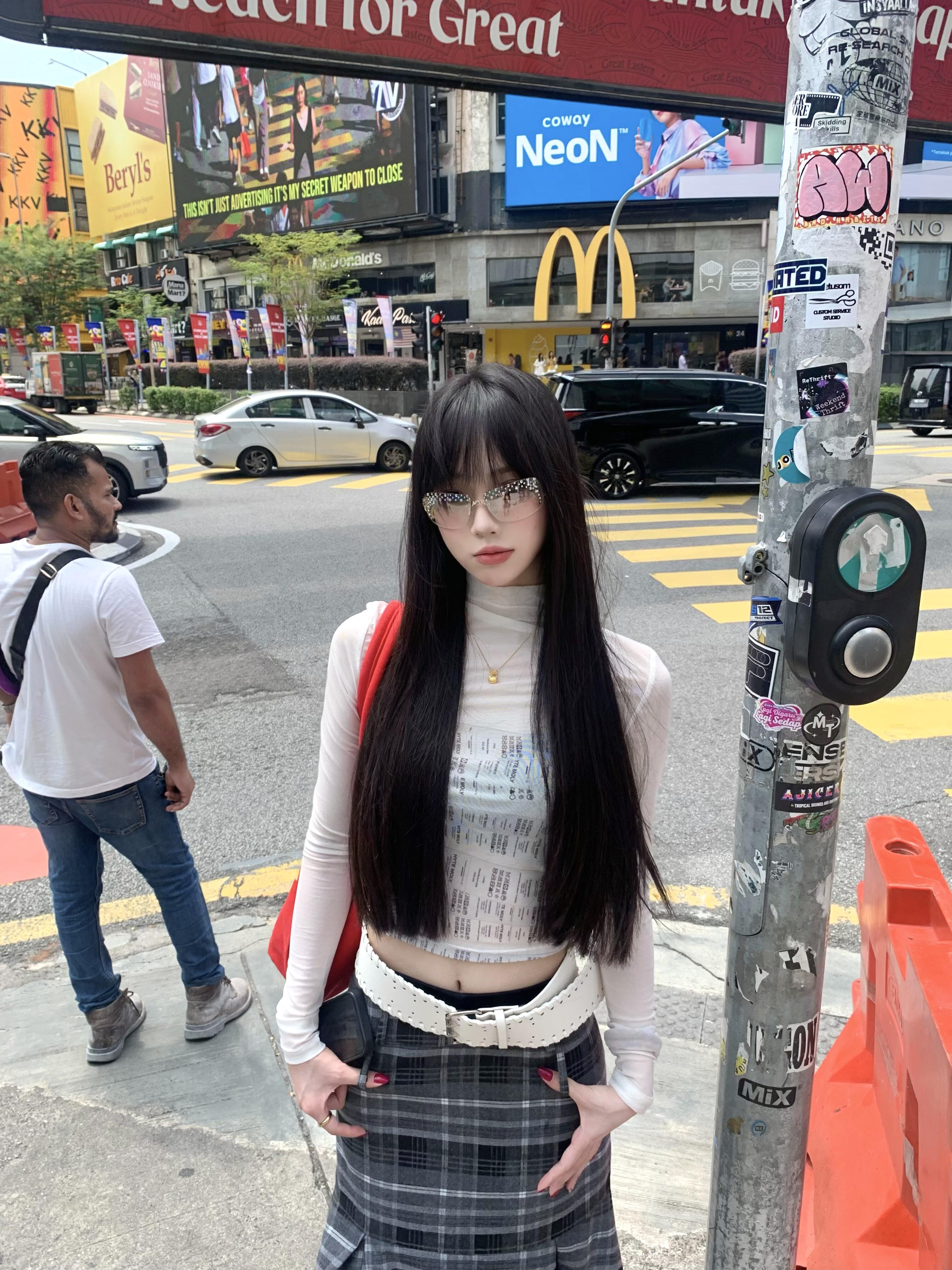 Spicy Girl American Style Mesh Long Sleeve Top with Half-High Collar and Letter Print - Slim Fit Flattering Women's Shirt 2025 Spicy Girl American Style Mesh Long Sleeve Top with Half-High Collar and Letter Print - Slim Fit Flattering Women's Shirt 2025