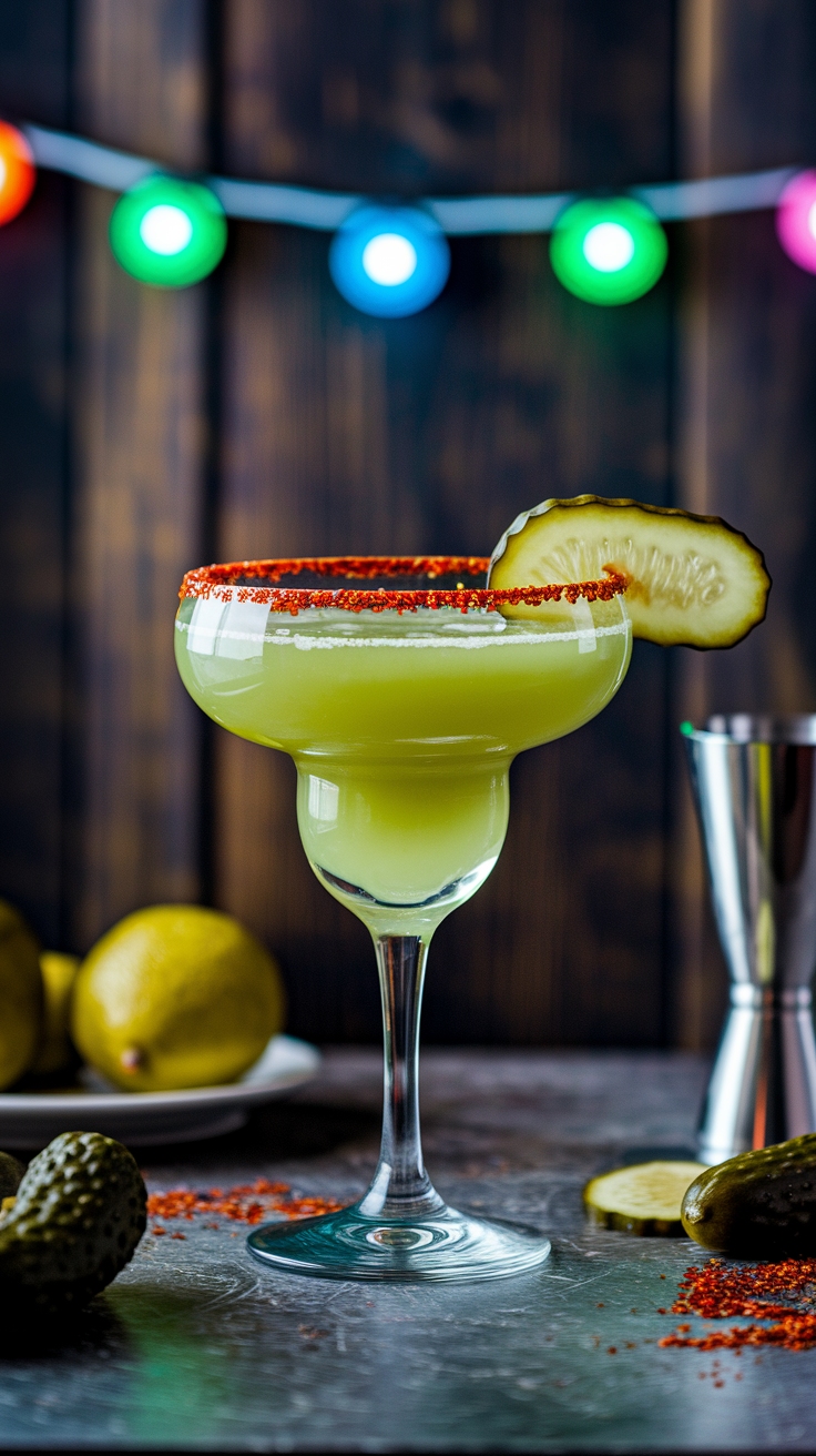Refreshing Recipes: The Best Spicy Pickle Margarita outfit idea