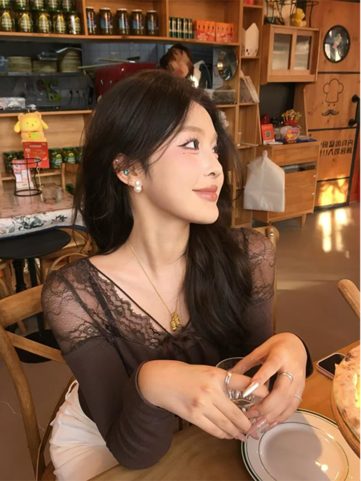 Spliced Lace Sheer Inner Wear - Versatile Base Shirt for a Sexy, Temperament Style - Perfect for Layering and Everyday Wear Spliced Lace Sheer Inner Wear - Versatile Base Shirt for a Sexy, Temperament Style - Perfect for Layering and Everyday Wear