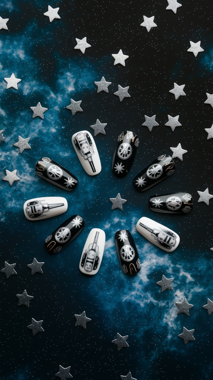 star wars nail art