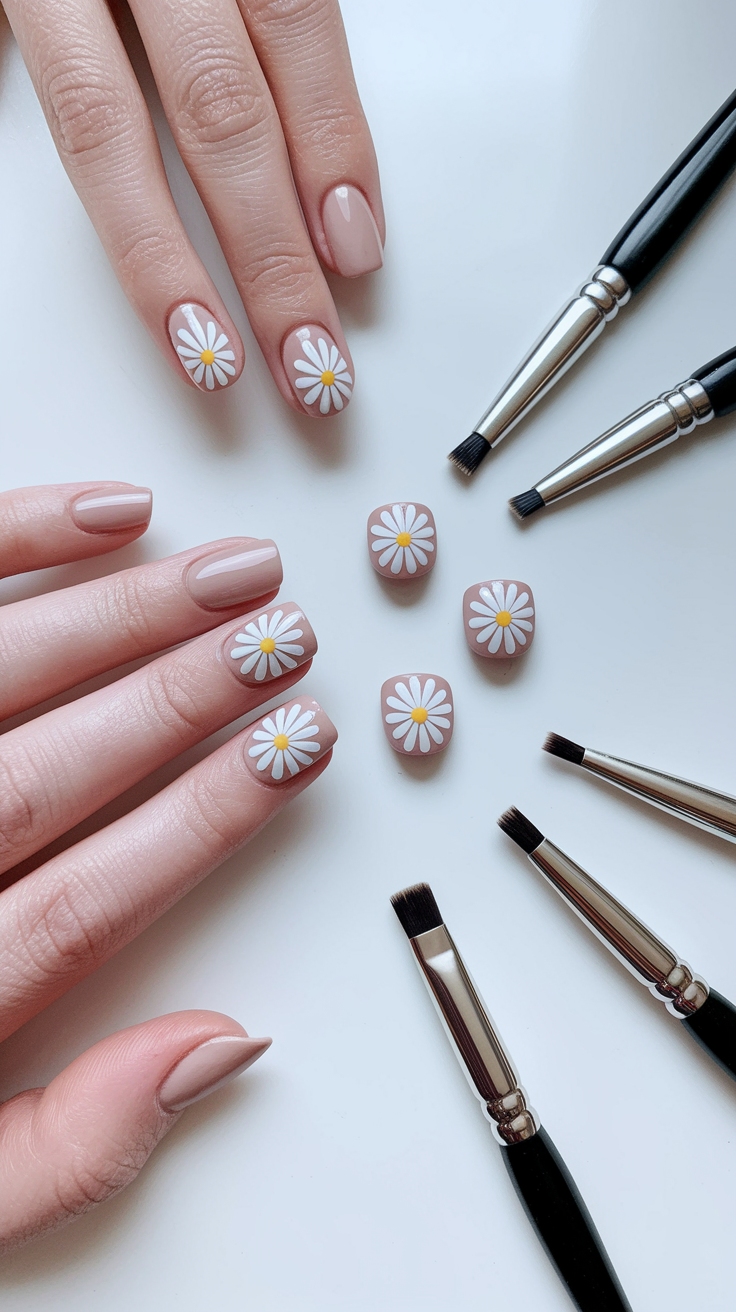 step by step nail art