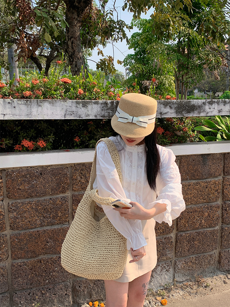 Straw Woven Shoulder Bag for Women - Handmade Summer Casual Tote, Large Capacity, Versatile 2025 Style