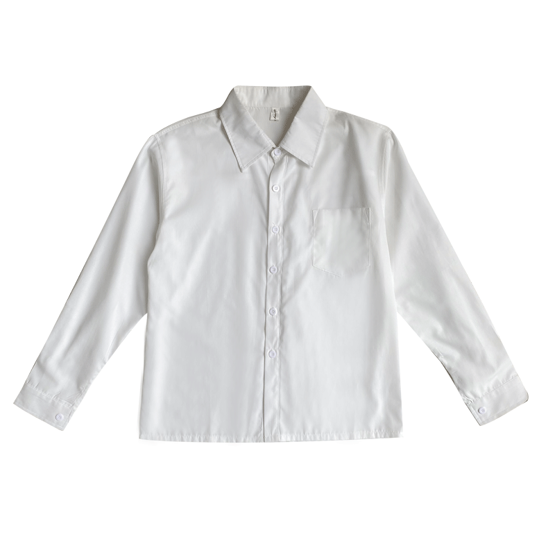 Striped Long Sleeve Pudding Bear JK Shirt Women's Uniform Set in White and Blue - 2025 Spring Style Striped Long Sleeve Pudding Bear JK Shirt Women's Uniform Set in White and Blue - 2025 Spring Style