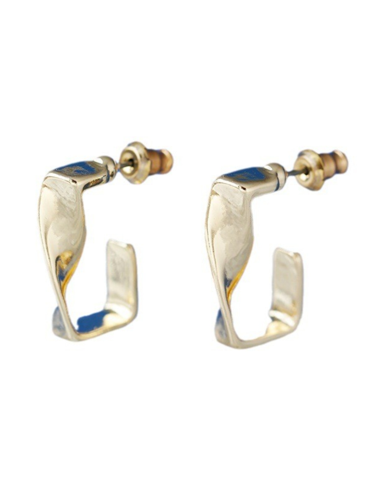 Stylish Metal Geometric Earrings for Women - Versatile European and American Niche Design for Gatherings, Dates, and Gifts Stylish Metal Geometric Earrings for Women - Versatile European and American Niche Design for Gatherings, Dates, and Gifts