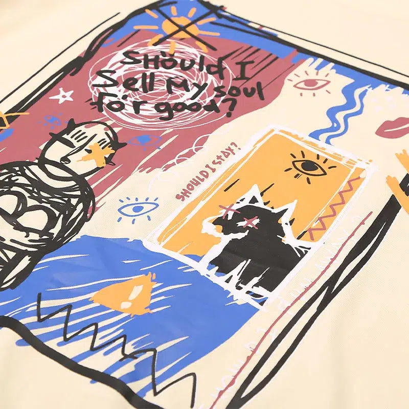 Stylish Work Outfits, Outfit Summer Ideas Abstract Sketch Graphic Tee Stylish Work Outfits, Outfit Summer Ideas Abstract Sketch Graphic Tee