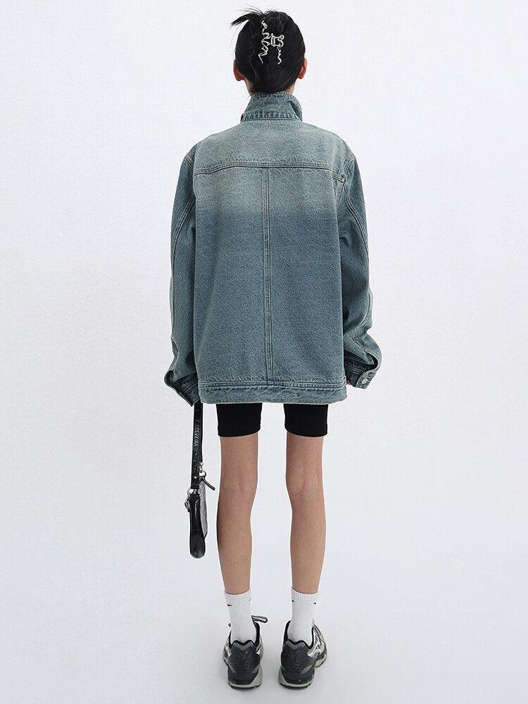 Stylish Work Outfits, Outfit Summer Ideas Acubi Asymmetrical Denim Jacket Stylish Work Outfits, Outfit Summer Ideas Acubi Asymmetrical Denim Jacket