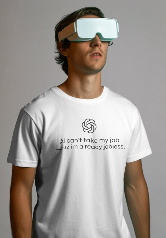 Stylish Work Outfits, Outfit Summer Ideas AI Can't Take My Job Tee