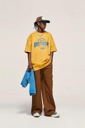 Stylish Work Outfits, Outfit Summer Ideas Amsterdam Suede Tee