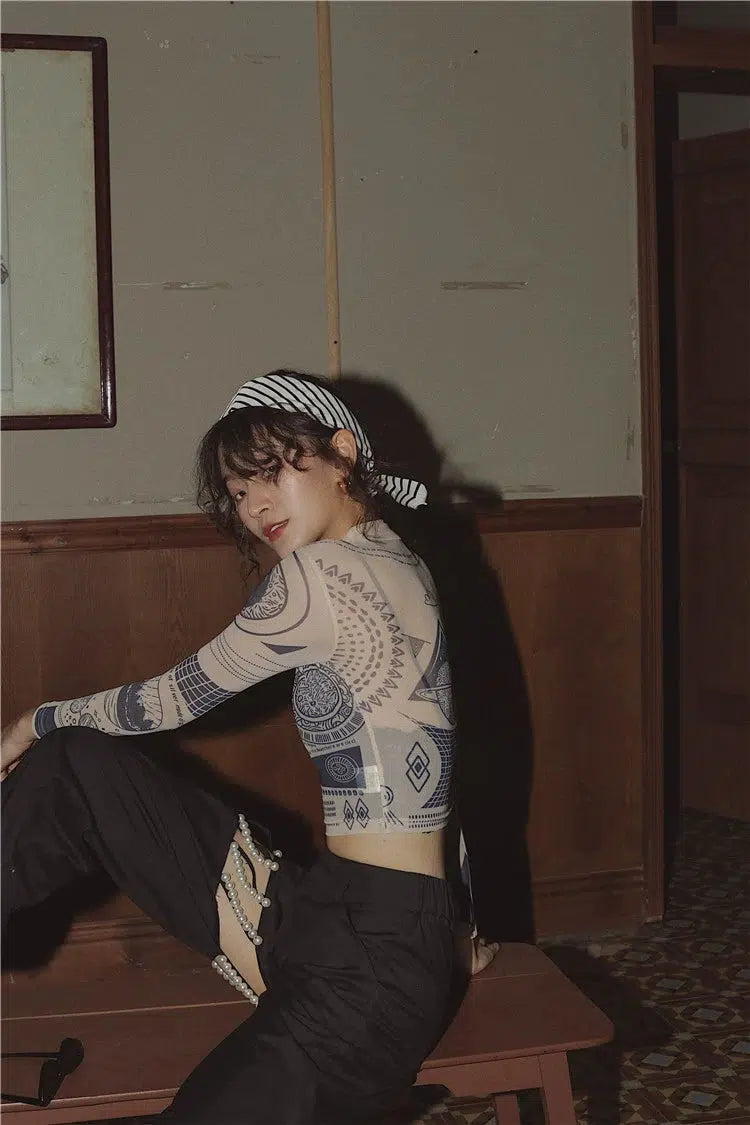 Stylish Work Outfits, Outfit Summer Ideas Ancient Egyptian Mystique Symbol Crop Top Stylish Work Outfits, Outfit Summer Ideas Ancient Egyptian Mystique Symbol Crop Top