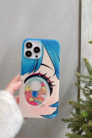 Stylish Work Outfits, Outfit Summer Ideas Anime Girl Glitter Phone Case