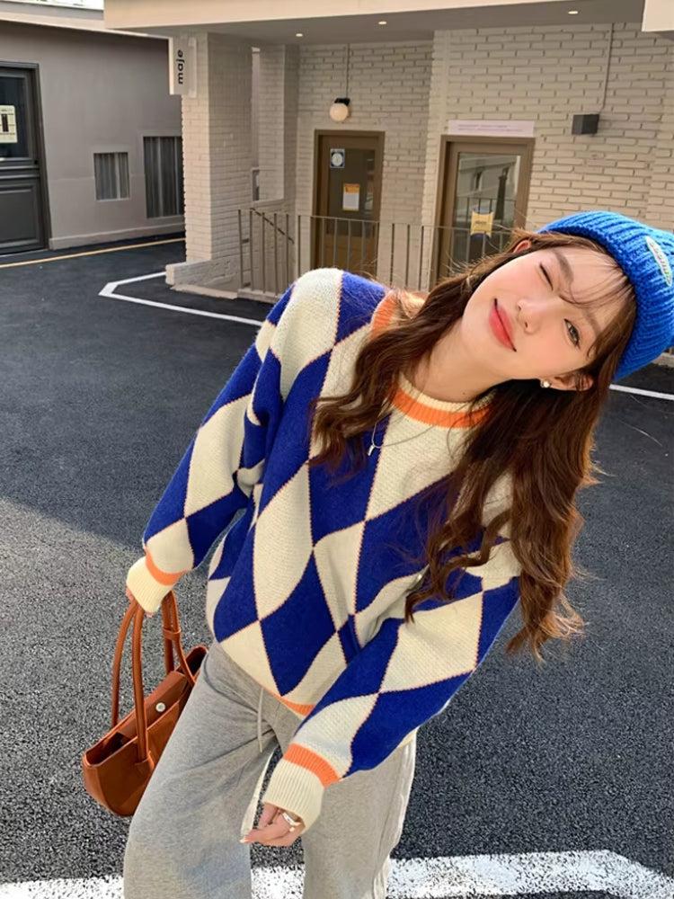 Stylish Work Outfits, Outfit Summer Ideas Argyle Sweater Stylish Work Outfits, Outfit Summer Ideas Argyle Sweater