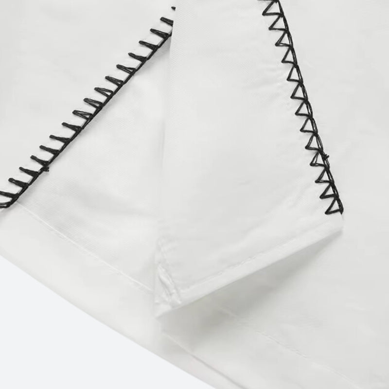 Stylish Work Outfits, Outfit Summer Ideas Artsy White Shirt Stylish Work Outfits, Outfit Summer Ideas Artsy White Shirt