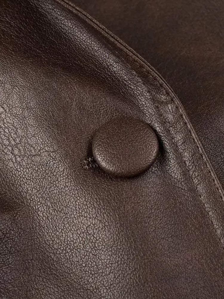 Stylish Work Outfits, Outfit Summer Ideas Asymmetric Faux Leather Jacket Stylish Work Outfits, Outfit Summer Ideas Asymmetric Faux Leather Jacket