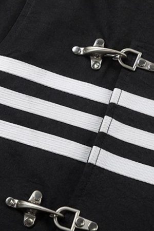 Stylish Work Outfits, Outfit Summer Ideas Asymmetric Frog Button Jacket