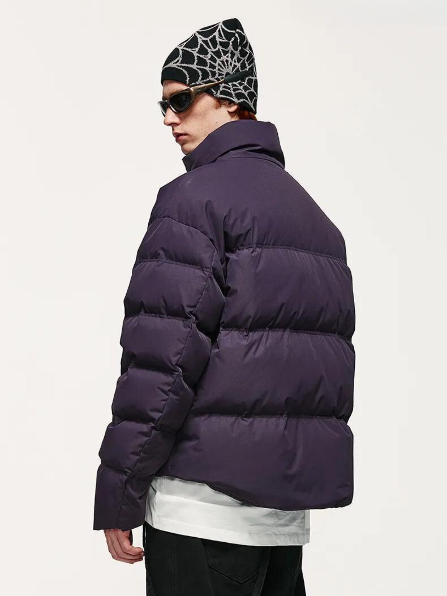 Stylish Work Outfits, Outfit Summer Ideas Asymmetric Hem Zip-Up Puffer Jacket Stylish Work Outfits, Outfit Summer Ideas Asymmetric Hem Zip-Up Puffer Jacket