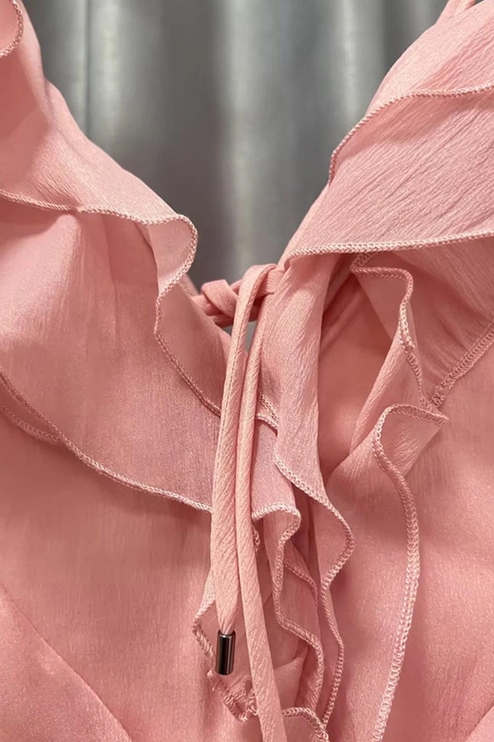 Stylish Work Outfits, Outfit Summer Ideas Asymmetric Ruffled Mini Dress Stylish Work Outfits, Outfit Summer Ideas Asymmetric Ruffled Mini Dress