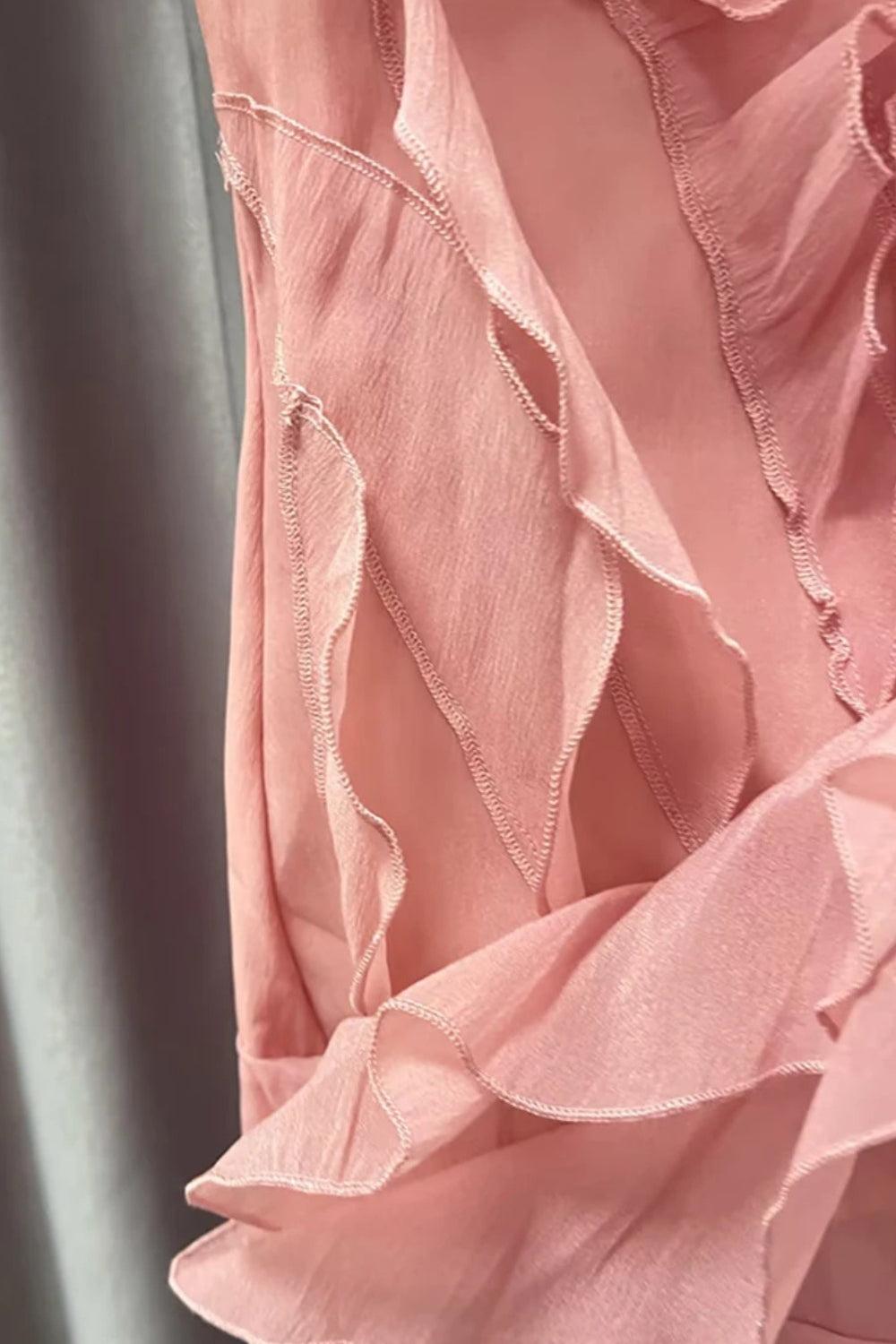 Stylish Work Outfits, Outfit Summer Ideas Asymmetric Ruffled Mini Dress Stylish Work Outfits, Outfit Summer Ideas Asymmetric Ruffled Mini Dress