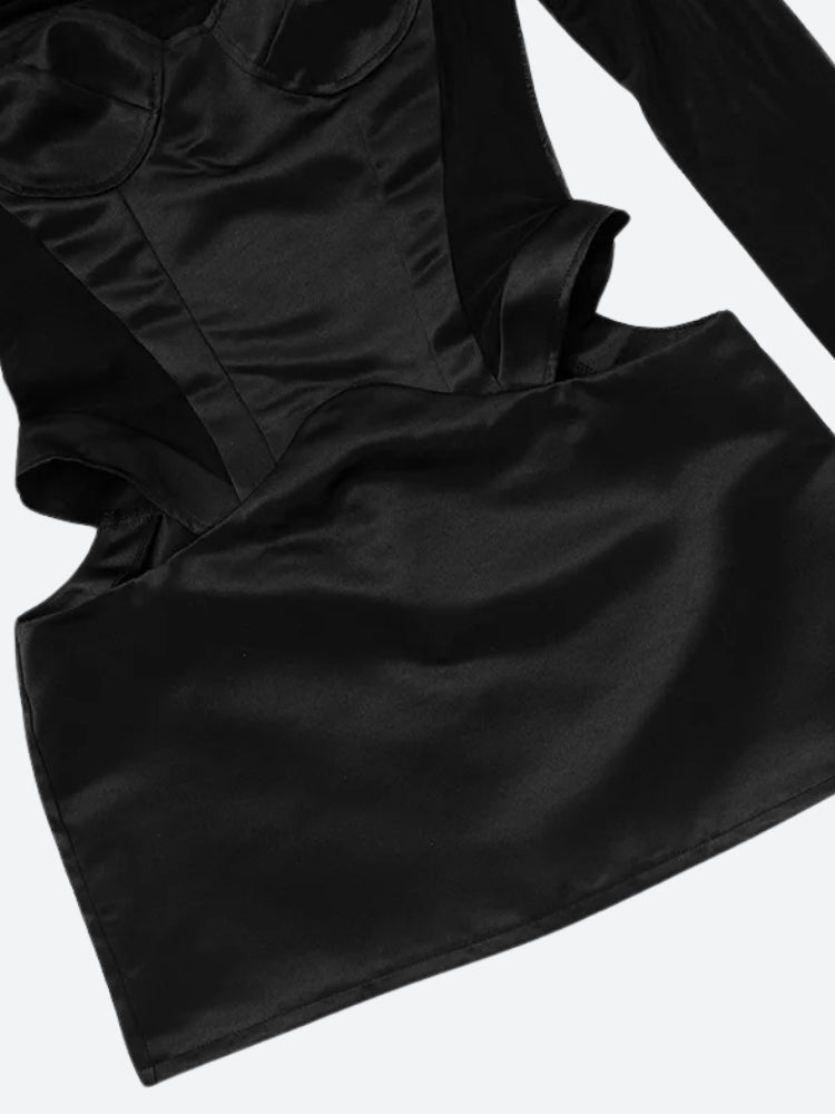 Stylish Work Outfits, Outfit Summer Ideas Baddie Cut Out Sheer Mini Dress Stylish Work Outfits, Outfit Summer Ideas Baddie Cut Out Sheer Mini Dress