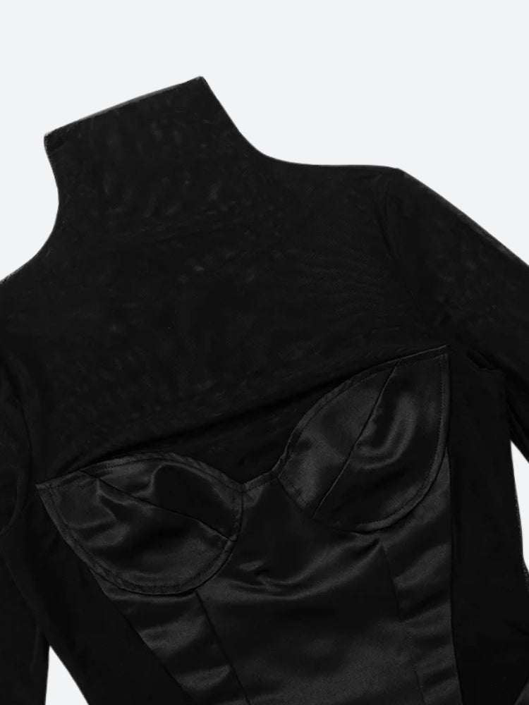 Stylish Work Outfits, Outfit Summer Ideas Baddie Cut Out Sheer Mini Dress Stylish Work Outfits, Outfit Summer Ideas Baddie Cut Out Sheer Mini Dress