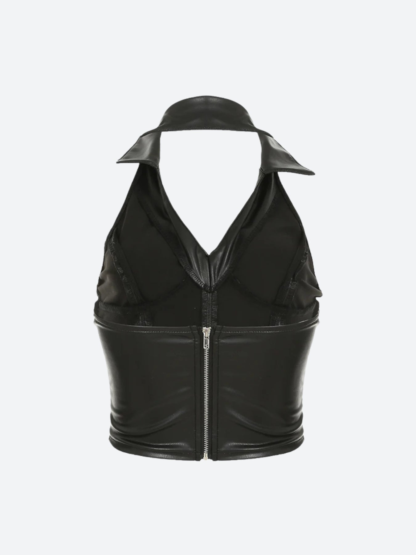 Stylish Work Outfits, Outfit Summer Ideas Baddie Faux Leather Crop Top Stylish Work Outfits, Outfit Summer Ideas Baddie Faux Leather Crop Top