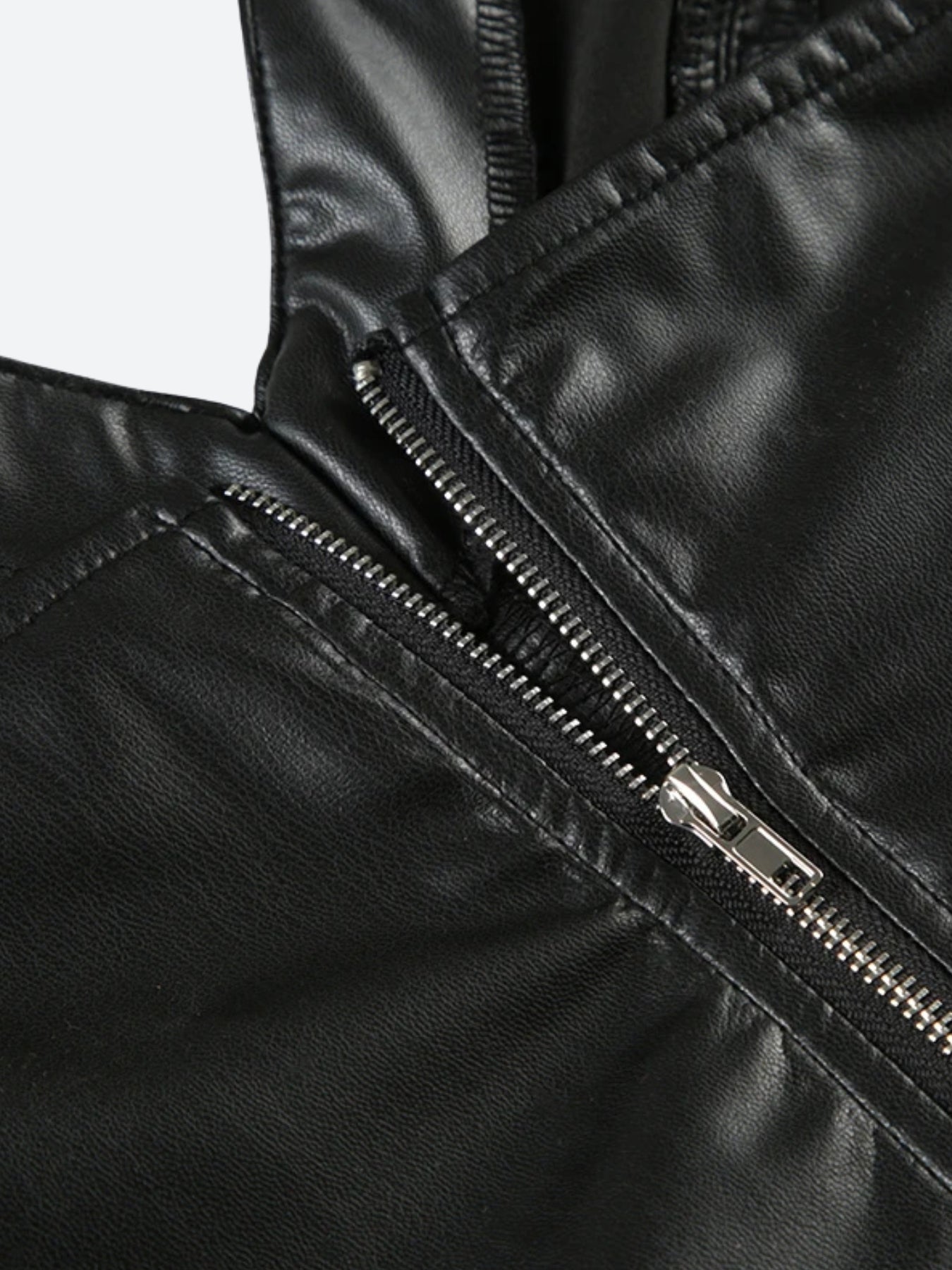 Stylish Work Outfits, Outfit Summer Ideas Baddie Faux Leather Crop Top Stylish Work Outfits, Outfit Summer Ideas Baddie Faux Leather Crop Top