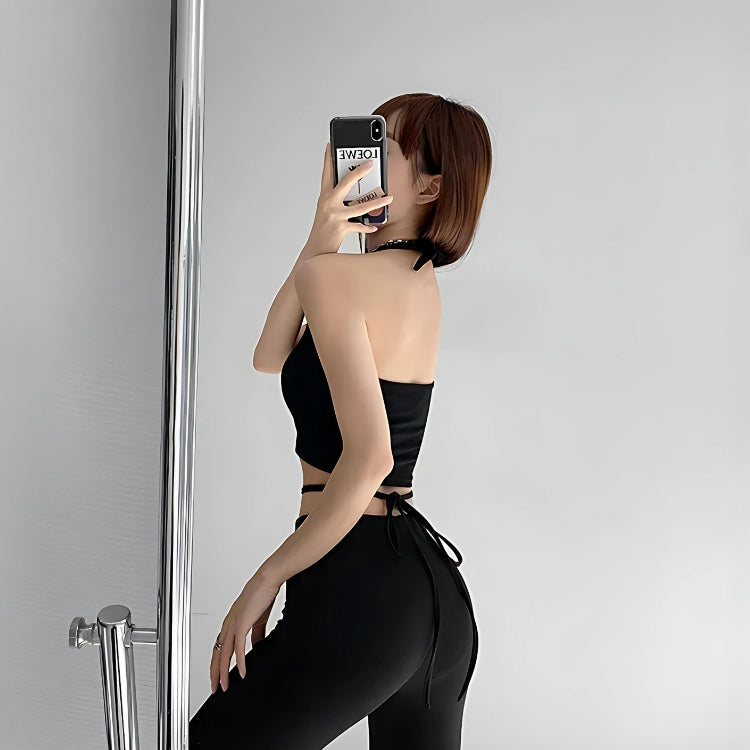 Stylish Work Outfits, Outfit Summer Ideas Baddie Heart Ring Halter Top Stylish Work Outfits, Outfit Summer Ideas Baddie Heart Ring Halter Top