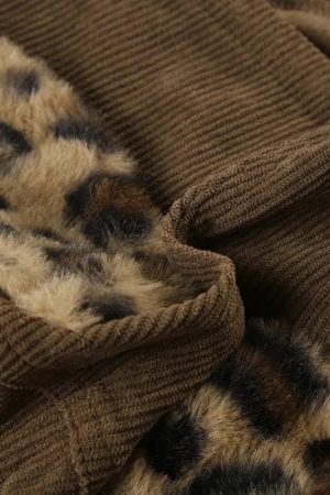 Stylish Work Outfits, Outfit Summer Ideas Baddie Leopard Corduroy Shorts