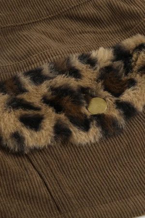 Stylish Work Outfits, Outfit Summer Ideas Baddie Leopard Corduroy Shorts