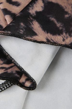 Stylish Work Outfits, Outfit Summer Ideas Baddie Leopard Mini Dress