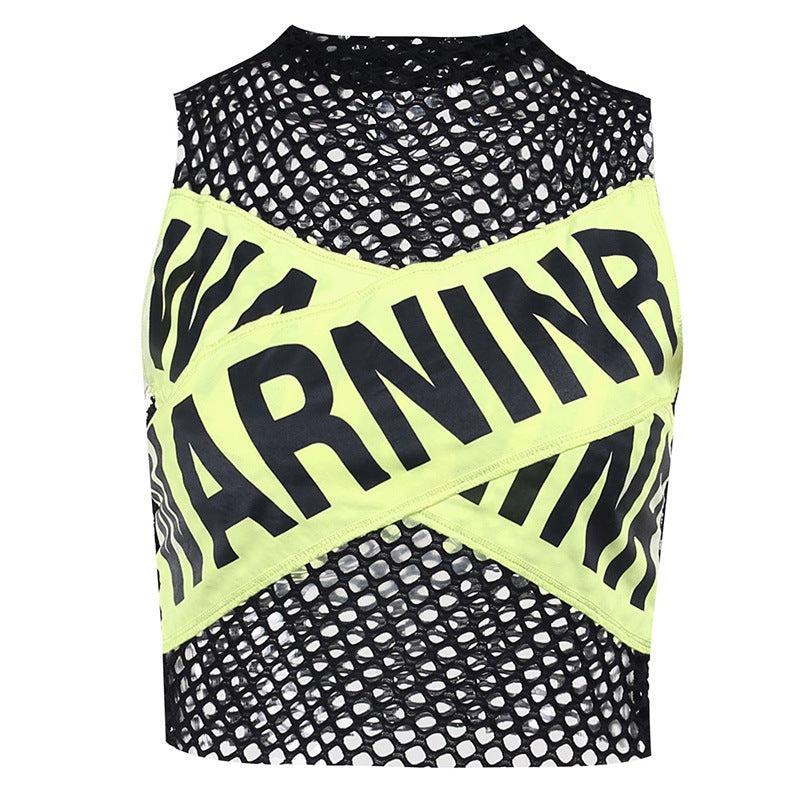 Stylish Work Outfits, Outfit Summer Ideas Baddie Warninr Fishnet Tank Top Stylish Work Outfits, Outfit Summer Ideas Baddie Warninr Fishnet Tank Top