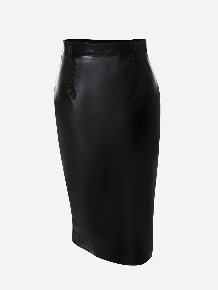 Stylish Work Outfits, Outfit Summer Ideas Baddie Zip Up Slit Midi Pencil Skirt Stylish Work Outfits, Outfit Summer Ideas Baddie Zip Up Slit Midi Pencil Skirt