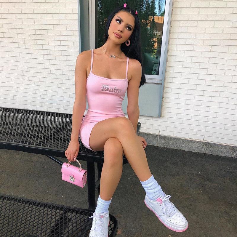 Stylish Work Outfits, Outfit Summer Ideas Barbie Baby Bodycon Mini Dress