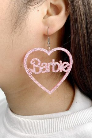 Stylish Work Outfits, Outfit Summer Ideas Barbie Glitter Earrings