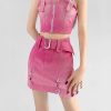 Stylish Work Outfits, Outfit Summer Ideas Barbie Mini Skirt & Top Two Piece Set