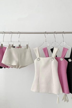 Stylish Work Outfits, Outfit Summer Ideas Barbie Top & Shorts Two Piece Set