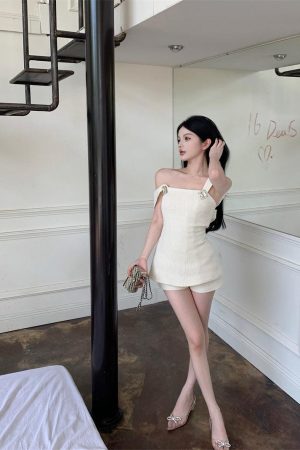 Stylish Work Outfits, Outfit Summer Ideas Barbie Top & Shorts Two Piece Set