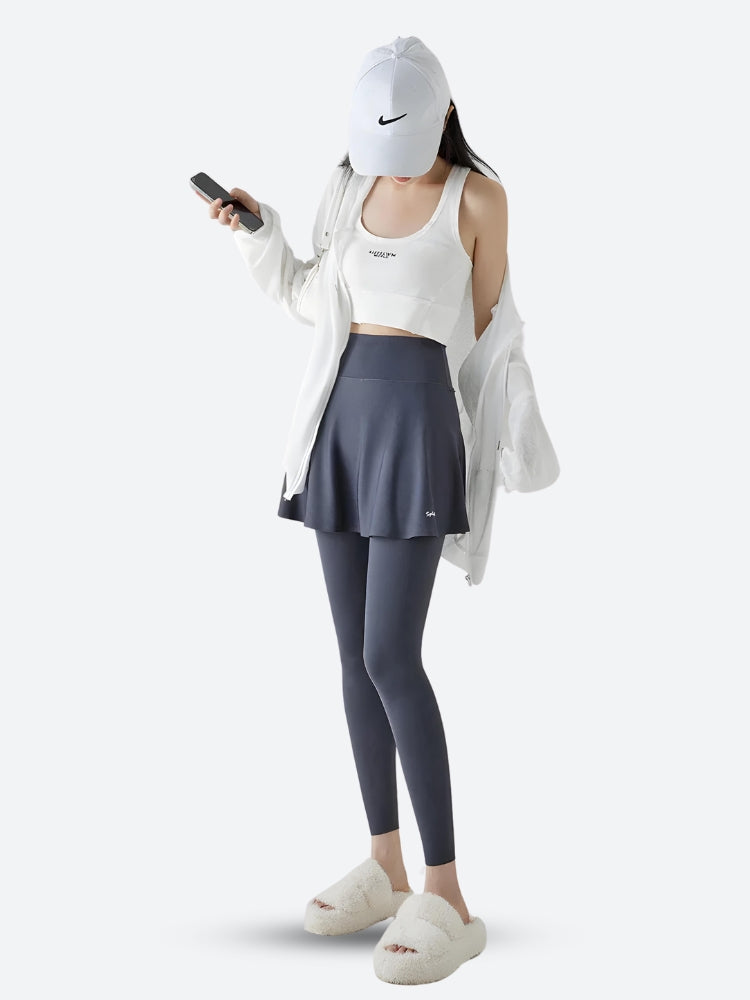 Stylish Work Outfits, Outfit Summer Ideas Basic Sport Leggings Mini Skirt Stylish Work Outfits, Outfit Summer Ideas Basic Sport Leggings Mini Skirt