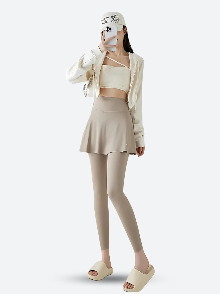 Stylish Work Outfits, Outfit Summer Ideas Basic Sport Leggings Mini Skirt Stylish Work Outfits, Outfit Summer Ideas Basic Sport Leggings Mini Skirt