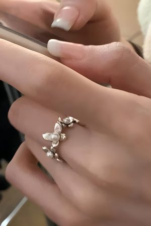 Stylish Work Outfits, Outfit Summer Ideas Beaded Floral Ring