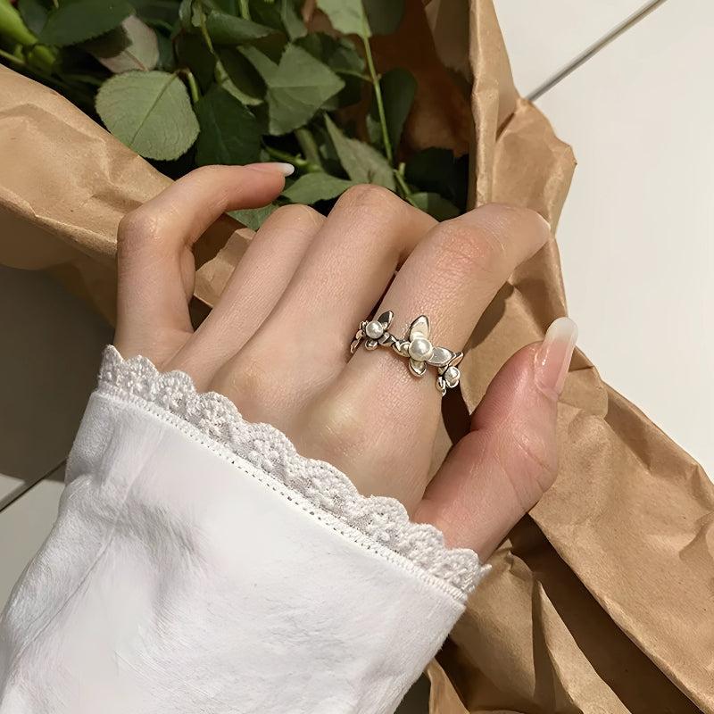 Stylish Work Outfits, Outfit Summer Ideas Beaded Floral Ring