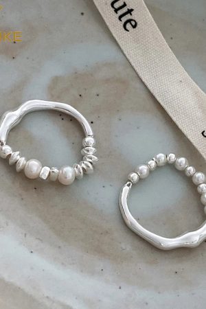 Stylish Work Outfits, Outfit Summer Ideas Beaded Wavy Ring