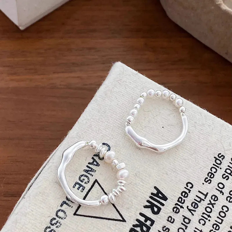 Stylish Work Outfits, Outfit Summer Ideas Beaded Wavy Ring Stylish Work Outfits, Outfit Summer Ideas Beaded Wavy Ring