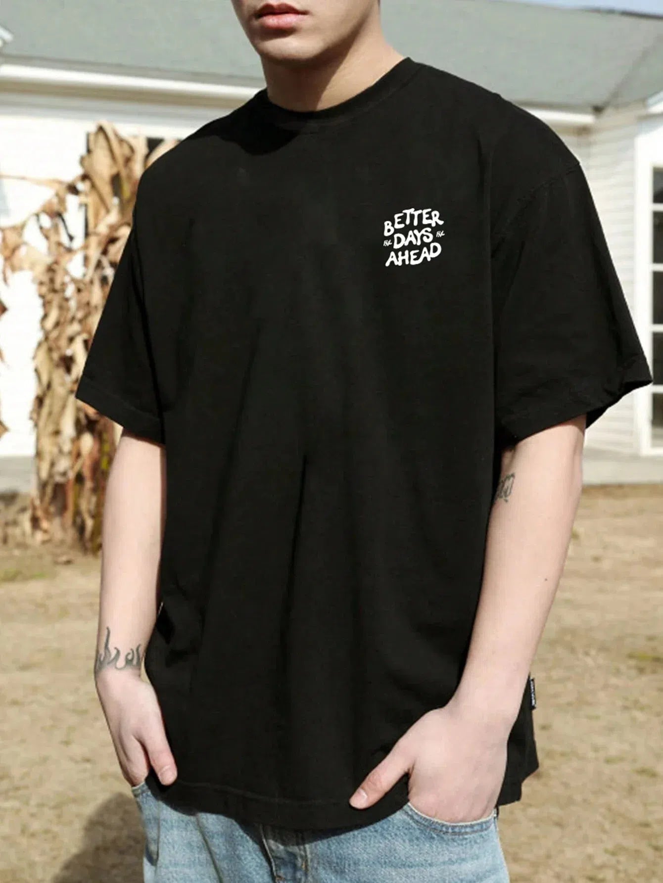 Stylish Work Outfits, Outfit Summer Ideas Better Days Ahead Tee Stylish Work Outfits, Outfit Summer Ideas Better Days Ahead Tee