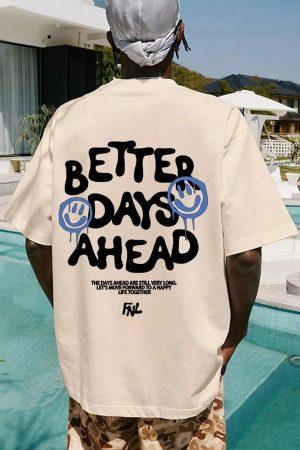 Stylish Work Outfits, Outfit Summer Ideas Better Days Ahead Tee