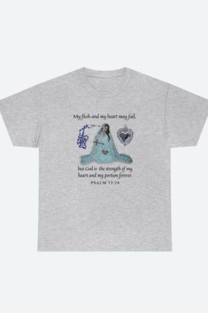 Stylish Work Outfits, Outfit Summer Ideas Bible Psalm 73:26 Tee