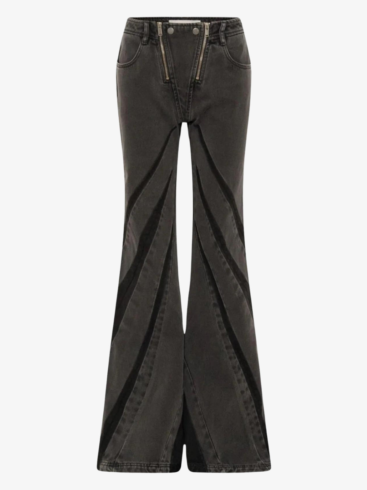 Stylish Work Outfits, Outfit Summer Ideas Black Denim Tube Top & Patch Jeans Two Piece Set Stylish Work Outfits, Outfit Summer Ideas Black Denim Tube Top & Patch Jeans Two Piece Set