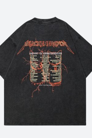 Stylish Work Outfits, Outfit Summer Ideas Black Energy Cat Band Tee