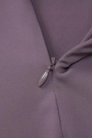 Stylish Work Outfits, Outfit Summer Ideas Bodycon Half Zip-Up Top